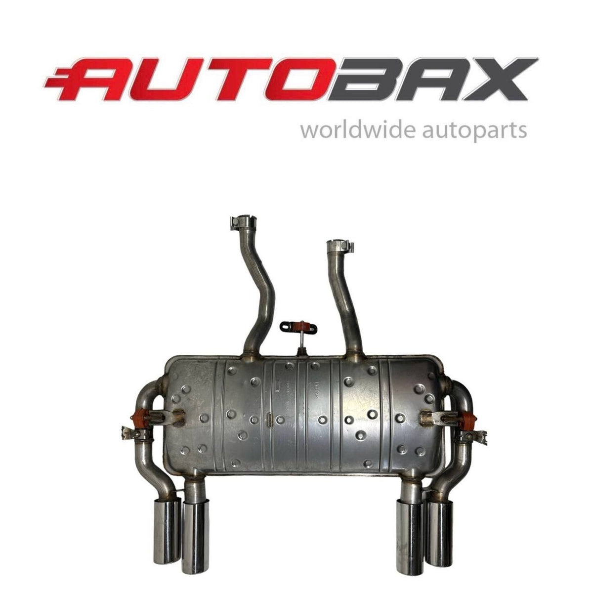 2007 2008 2009 2010-2015 JAGUAR XK REAR CENTER EXHAUST SYSTEM MUFFLER W/ TIPS