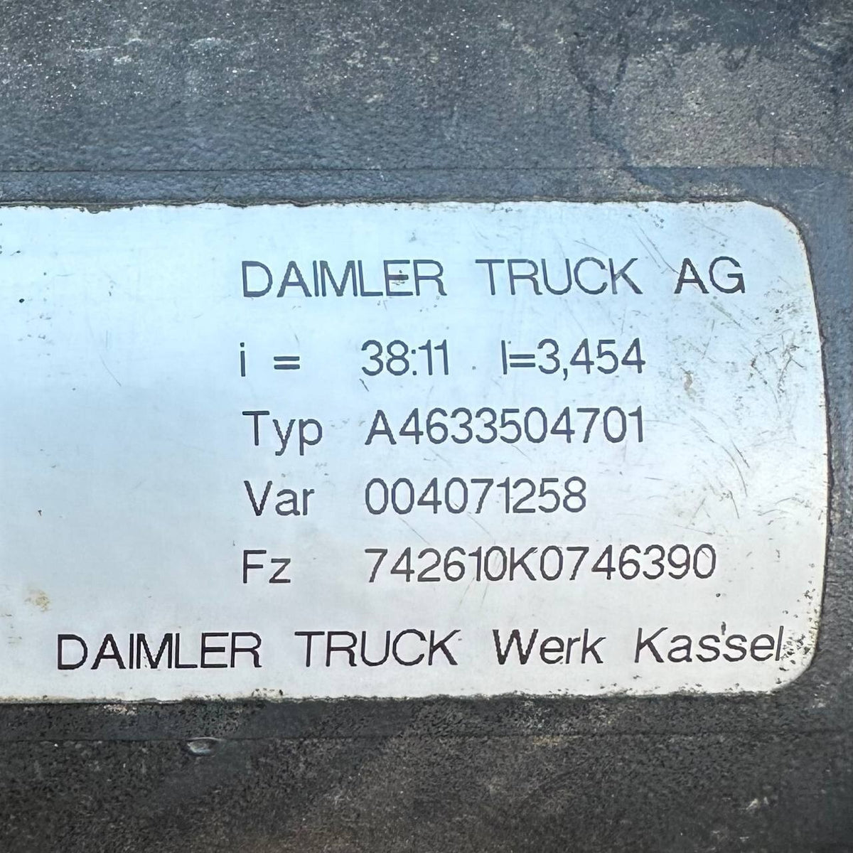 2020-2024 MERCEDES-BENZ W463 G-CLASS AMG G63 REAR AXLE DIFFERENTIAL ASSY CARRIER