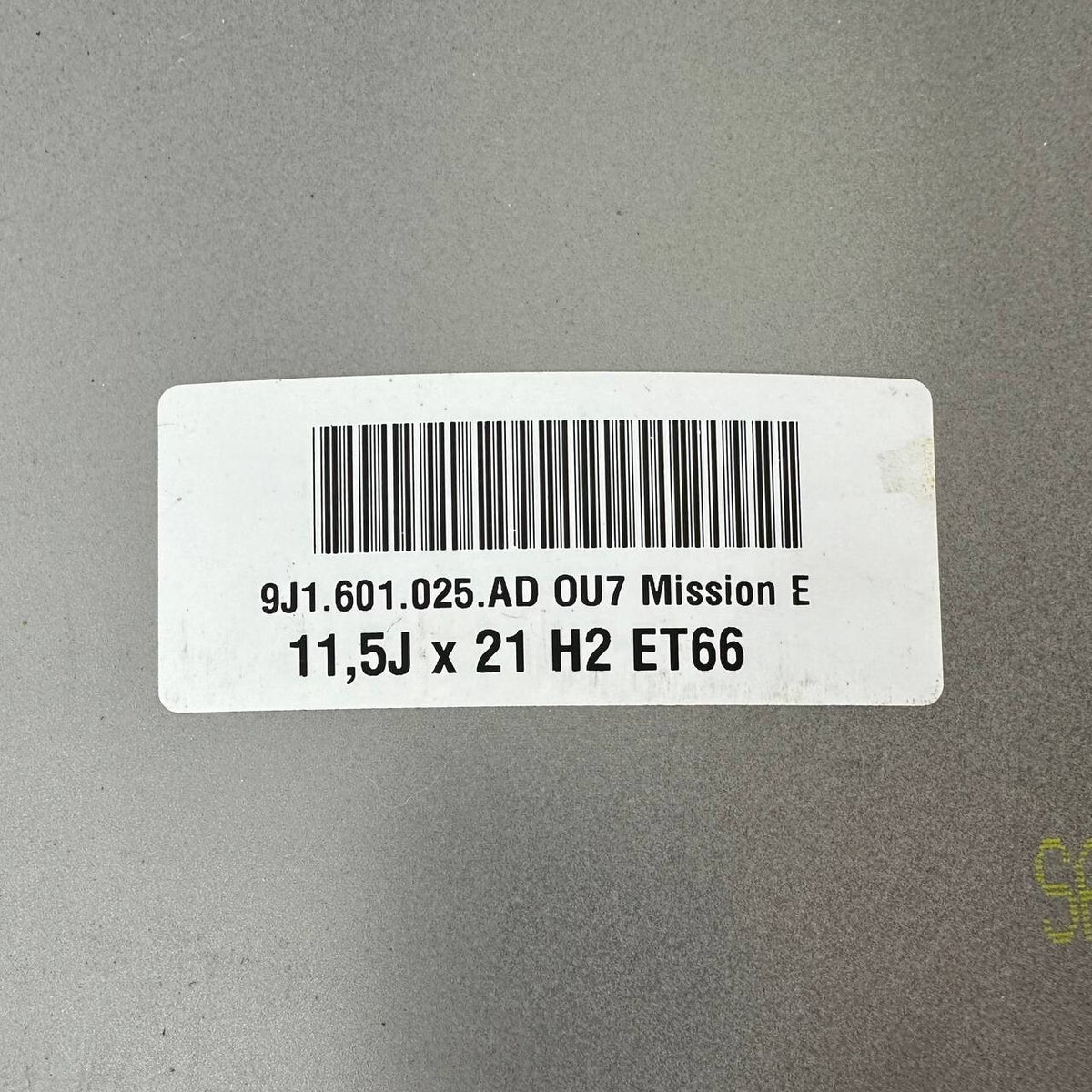 2020 2021 2022-2024 PORSCHE TAYCAN 4S WHEEL RIM ORIGINAL FACTORY R21 11.5J ET66