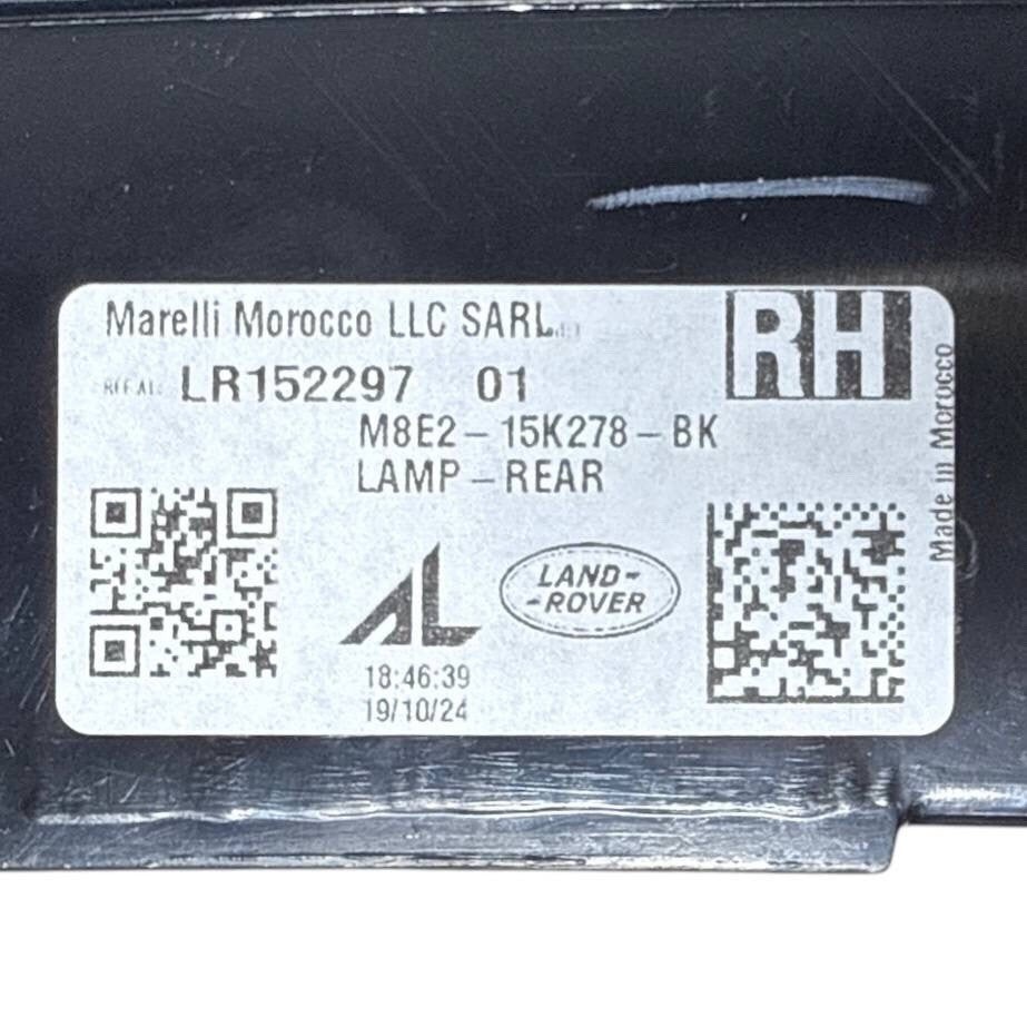 2022 2023 2024 2025 RANGE ROVER REAR RIGHT TAILLIGHT LAMP PASSENGER OEM NEW
