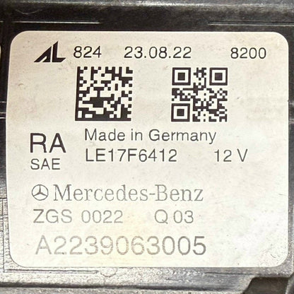 2021 2022 2023-2025 MERCEDES BENZ W223 S580 RIGHT PASSENGER HEADLIGHT HEADLAMP