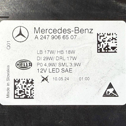 2024 2025 2026 2027 MERCEDES BENZ H247 GLA35 LEFT DRIVER HEADLIGHT HEADLAMP OEM