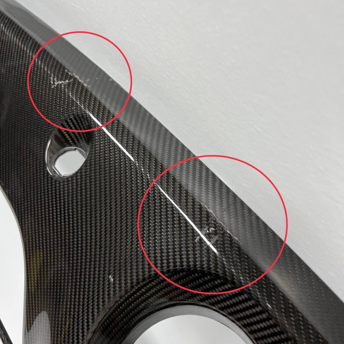 2012-2018 ASTON MARTIN VANQUISH REAR BUMPER VALANCE LOWER DIFFUSER CARBON FIBER