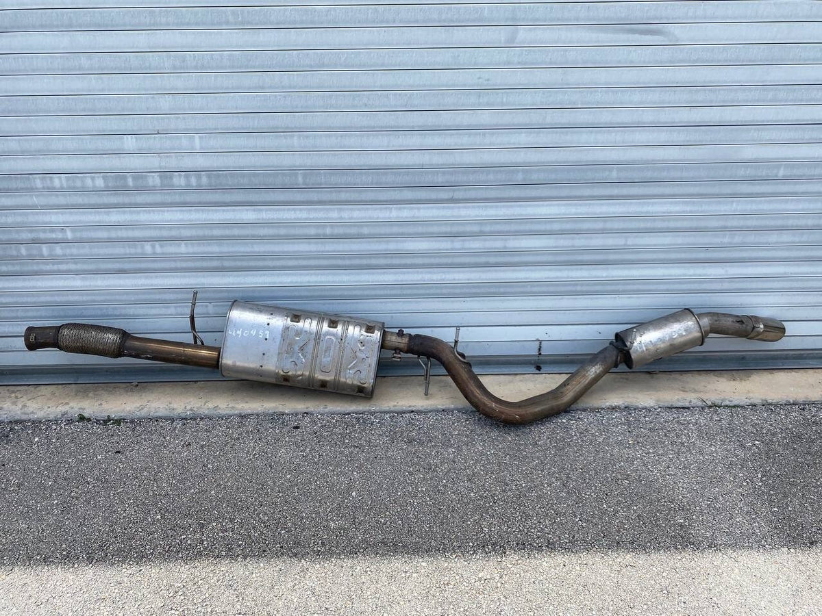 EXHAUST SYSTEM MUFFLER ASSEMBLY OEM USED