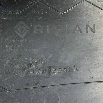 2022 2023 2024 2025 2026 RIVIAN R1T R1S FRONT CLOSEOUT UNDERHOOD PANEL TRIM OEM