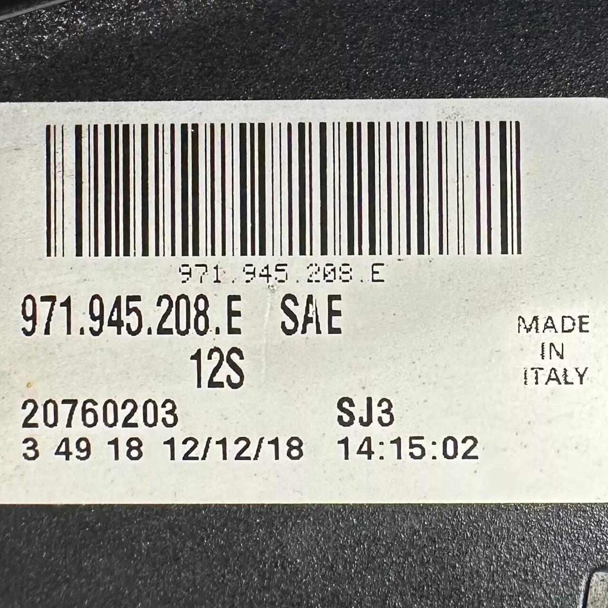 2017 2018 2019 2020 PORSCHE PANAMERA REAR RIGHT LIGHT INNER TAIL PASSENGER USED