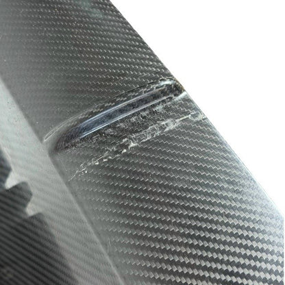 2018 2019-2023 PORSCHE CAYENNE REAR BUMPER LOWER SPLASH VALANCE COVER CARBON