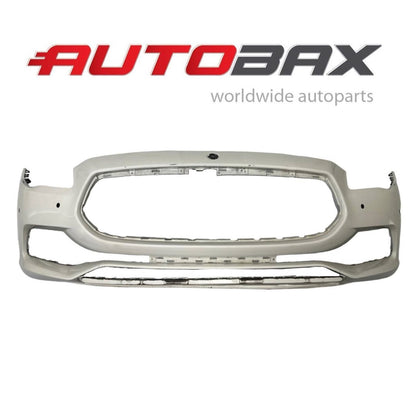 2018 2019 2020 MASERATI QUATTROPORTE S FRONT BUMPER COVER OEM USED 670066516