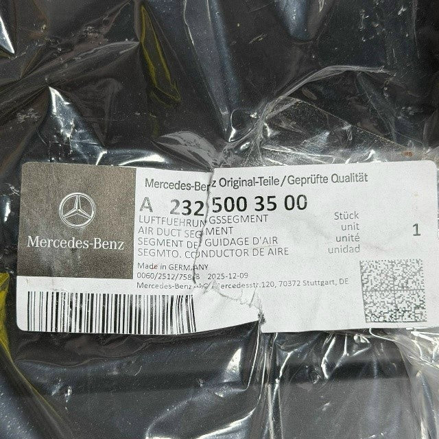 2022 2023 2024-2026 MERCEDES BENZ SL R232 AMG GT 43 FRONT AIR GUIDE DUCT SEGMENT