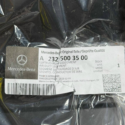 2022 2023 2024-2026 MERCEDES BENZ SL R232 AMG GT 43 FRONT AIR GUIDE DUCT SEGMENT