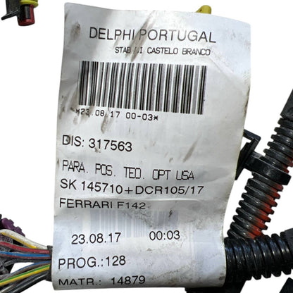 2018 2019 FERRARI 488 GTB SPIDER REAR BUMPER CABLE WIRE HARNESS OEM USED