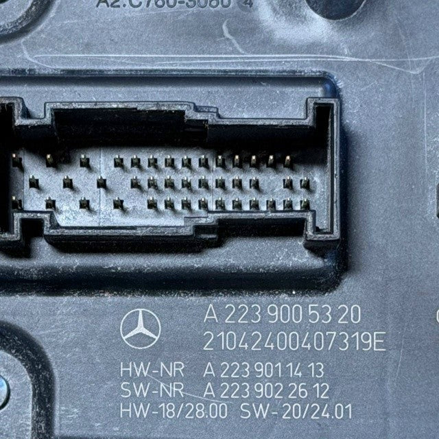 2021 2022 2023-2026 MERCEDES BENZ W223 HEADLIGHT BALLAST CONTROL MODULE UNIT