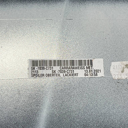2020 2021 2022 2023 2024 PORSCHE TAYCAN REAR SPOILER WING TRIM PANEL OEM USED