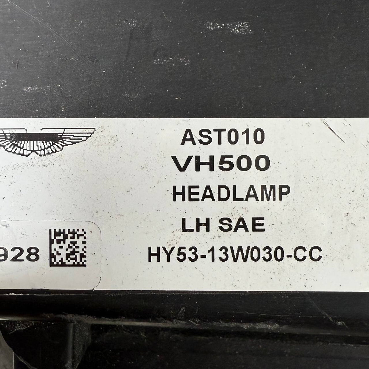 2017 2018 2019 2020-2023 ASTON MARTIN DB11 FRONT LEFT DRIVER HEADLIGHT HEADLAMP