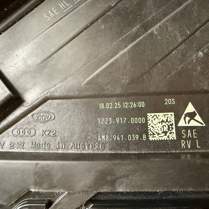 2024 2025 2026 AUDI Q8 SQ8 LEFT DRIVER HEADLIGHT HEADLAMP OEM