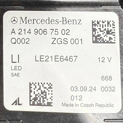 2024 2025 2026 MERCEDES BENZ W214 E450 LEFT DRIVER HEADLIGHT HEADLAMP OEM USED