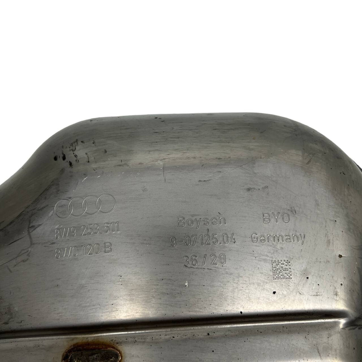 2018 2019 2020 AUDI A4 A5 REAR LEFT EXHAUST MUFFLER TAILPIPE OEM USED 8W9253611