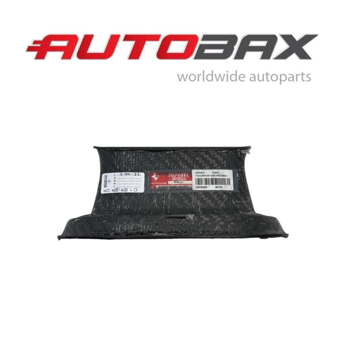 2020 2021 2022 2023 FERRARI F8 BONNET AIR VENT VENTILATION TRIM COVER CARBON