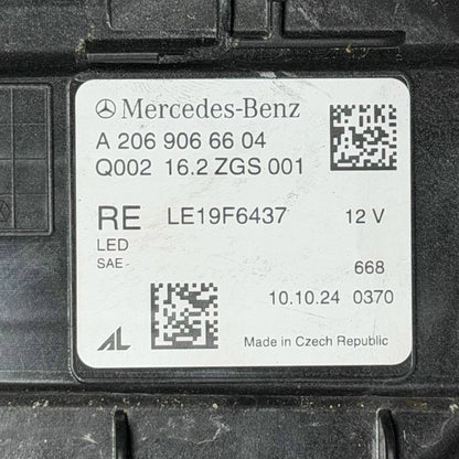 2022 2023 2024 2025 MERCEDES BENZ W206 RIGHT PASSENGER HEADLIGHT HEADLAMP OEM
