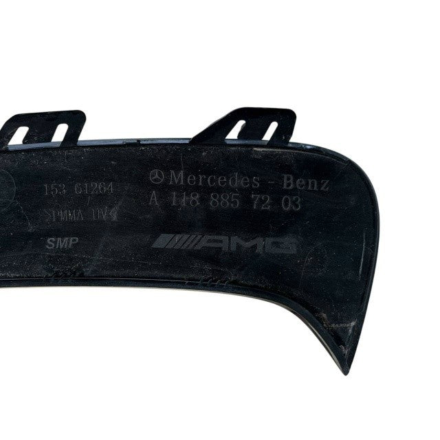 2020 2021 2022-2025 MERCEDES BENZ CLA AMG FRONT RIGHT BUMPER COVER SPOILER TRIM