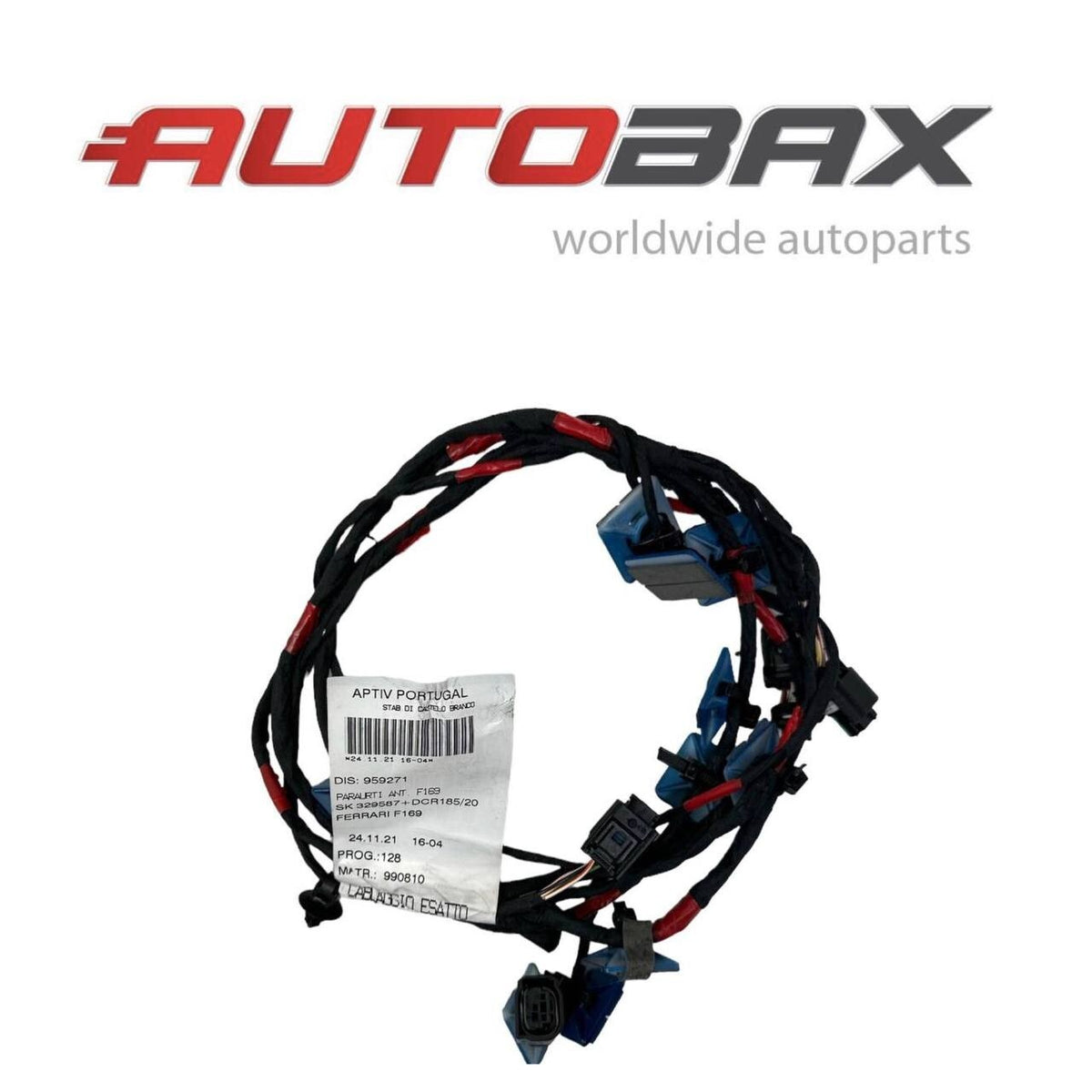 2020 2021 2022-2025 FERRARI F169 ROMA FRONT BUMPER CABLE WIRING HARNESS OEM USED