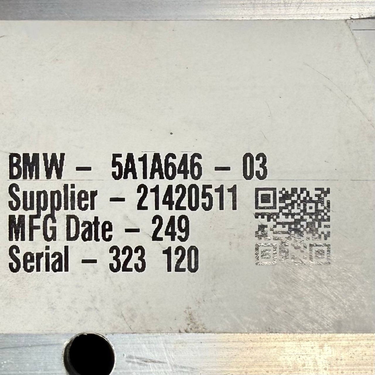 2019 2020 2021 2022 2023-2025 BMW  X5 G05 X6 G06 REAR REINFORCEMENT IMPACT BAR