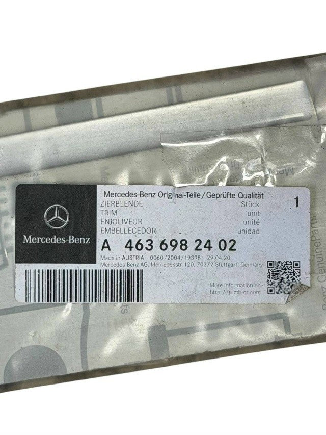 2019 2020 2021-2025 MERCEDES BENZ W463 REAR RIGHT PASSENGER DOOR MOLDING TRIM