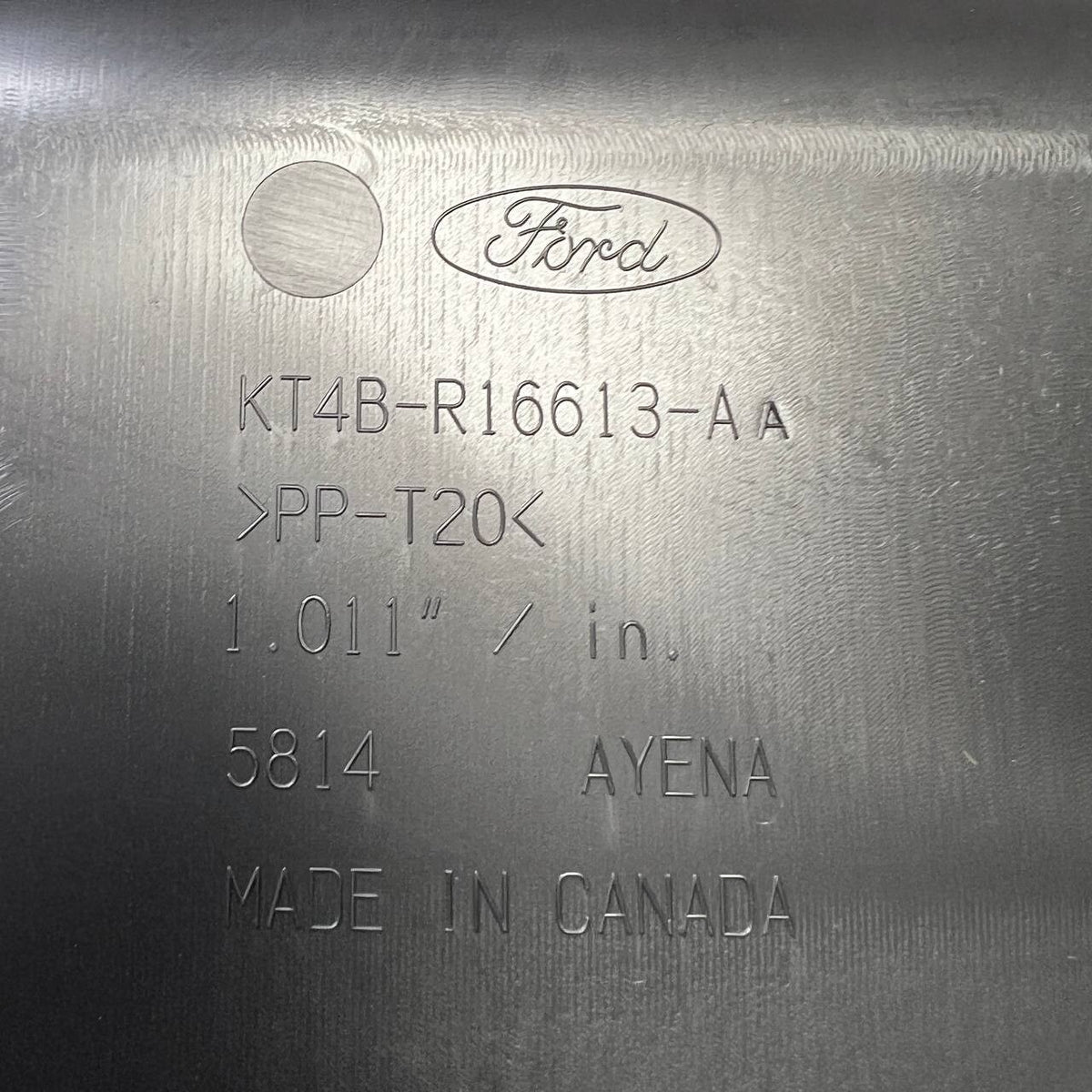 2019 2020 2021 2022 2023 2024 FORD EDGE FRONT UPPER RADIATOR SIGHT SHIELD