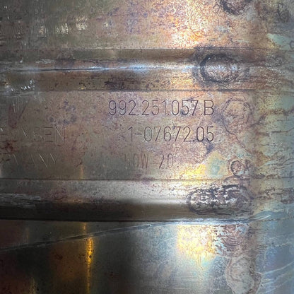 2020 2021 2022 2023 PORSCHE CARRERA 911 992 REAR CENTER EXHAUST SYSTEM MUFFLER