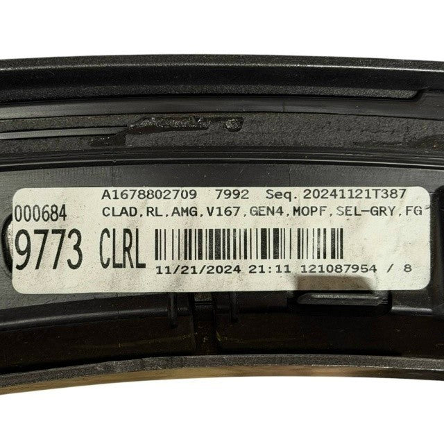2023-2025 MERCEDES BENZ V167 GLE REAR LEFT WHEEL ARCH FLARE FENDER MOLDING TRIM