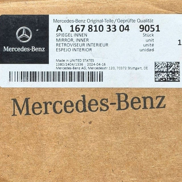 2020 2021 2022 2023 2024 2025 MERCEDES BENZ GLS X167 INTERIOR REAR VIEW MIRROR