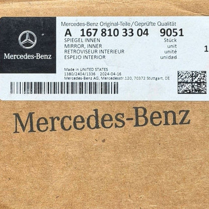 2020 2021 2022 2023 2024 2025 MERCEDES BENZ GLS X167 INTERIOR REAR VIEW MIRROR