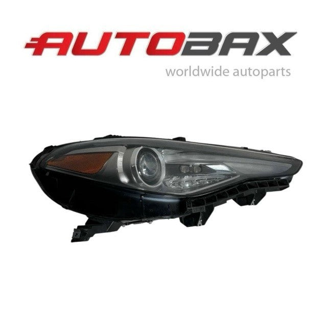 2017 2018 2019 2020-2023 ALFA ROMEO GIULIA RIGHT PASSENGER HEADLIGHT HEADLAMP