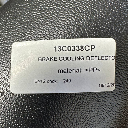 MCLAREN BRAKE COOLING DEFLECTOR SECTION TRIM OEM NEW 13C0338CP