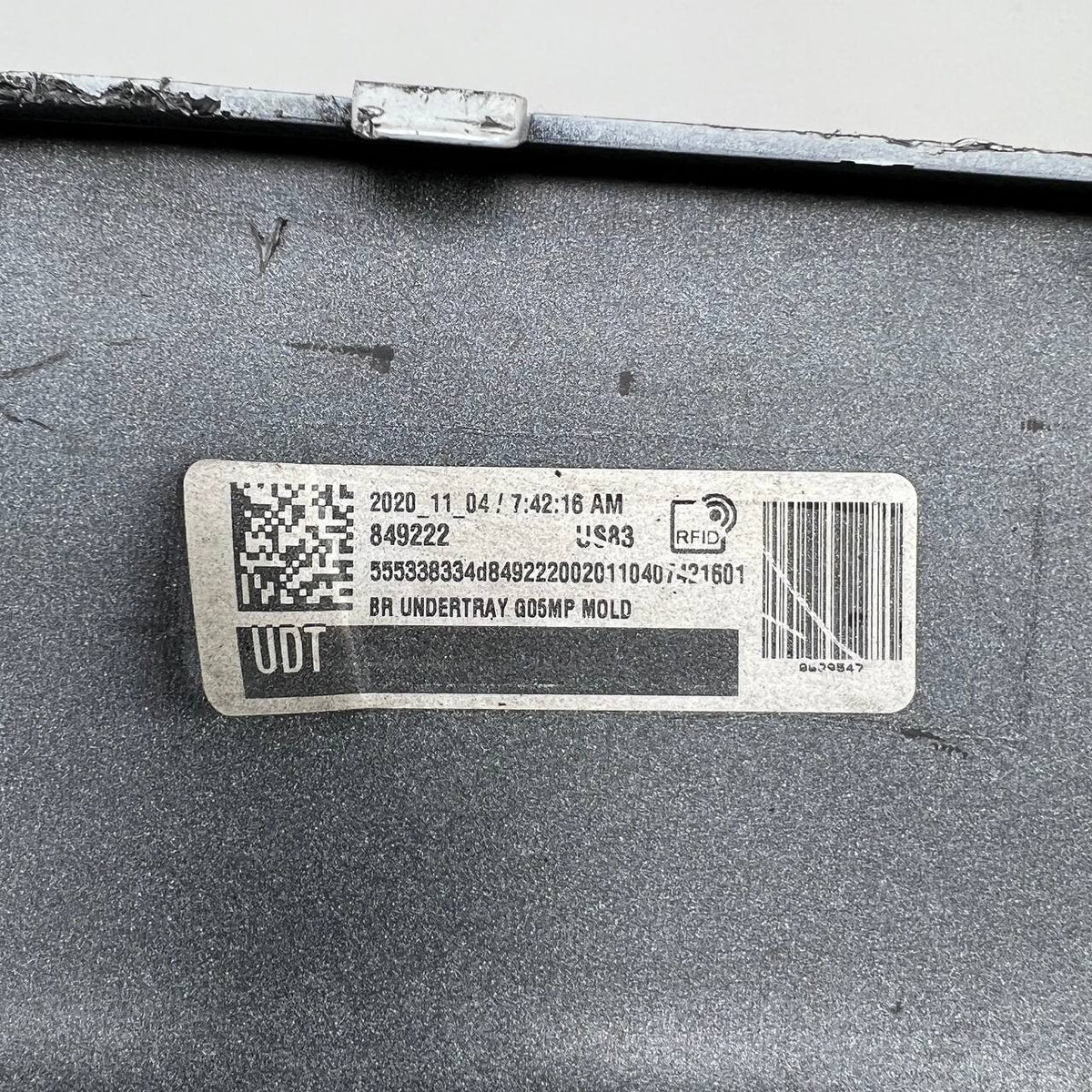 2019 2020 2021 BMW X5 M G05 REAR BUMPER LOWER VALANCE AIR DIFFUSER OEM USED